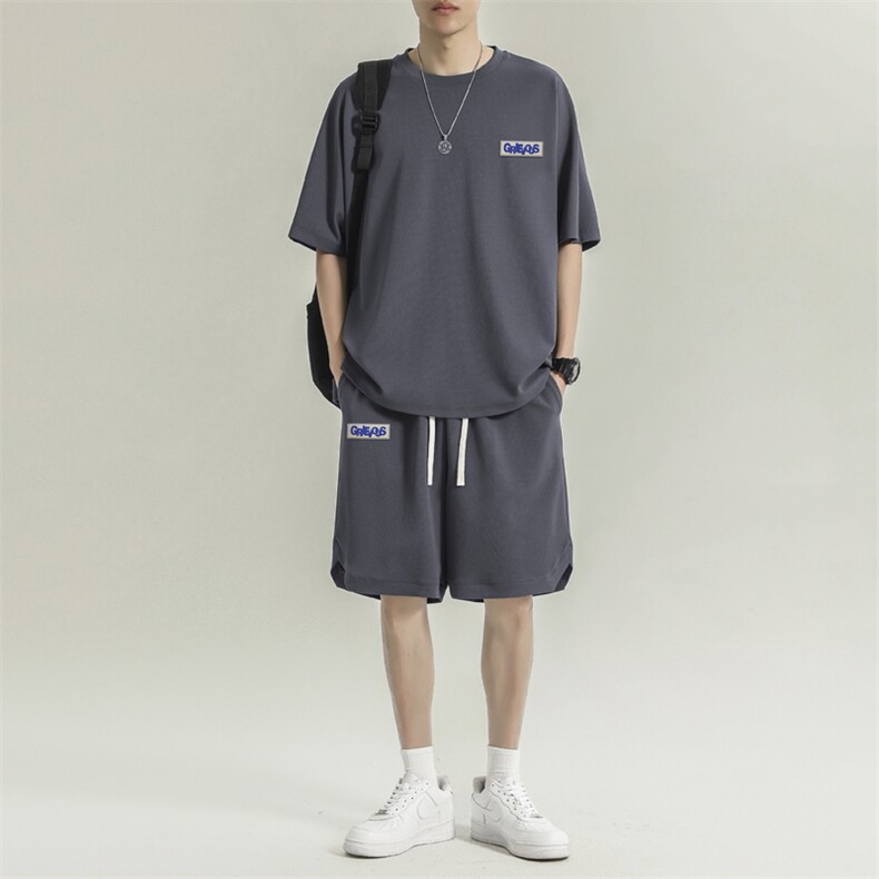男夏季薄款运动篮球服套装夏天男士休闲短裤男装TZ18-特批-70,男装休闲套装,星座718