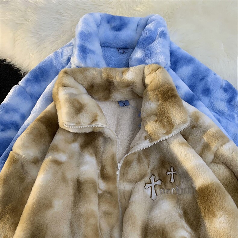 港风宽松潮牌提花立领棉服棉衣保暖UP216-2-BK63-P148-控179,男装棉衣,星座716-1
