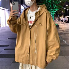 开衫卫衣男春秋日系cityboy设计感ins潮流情侣连帽外套W5387-P38，男装夹克，星座512-2