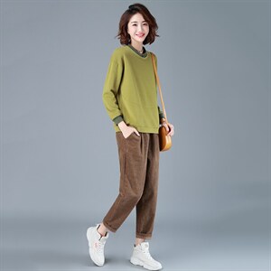 2022年春季新款休闲套装女洋气减龄时尚卫衣两件套装裤子宽松显瘦图片