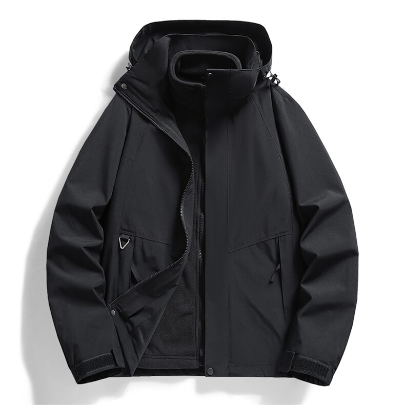 山系户外三合一冲锋衣可拆卸女款进藏保暖两件套登山服夹克外套男,男装夹克,电商B212（原钱塘6029）