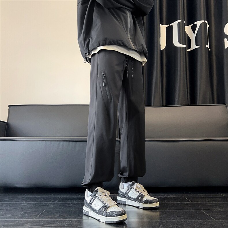 2026春季新款内景大码美式小脚防水冲锋裤M-5XHK24117-特P29，男装休闲裤，电商A022