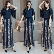 套装/套裙2023年夏季纯色显瘦修身百搭潮流简约个性时尚，女装套装/套裙，时尚俏佳人