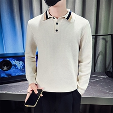 M93015-P68控98秋冬季POLO领毛衣男潮流时尚POLO领毛针织衫，男装针织衫/毛衣，电商A368