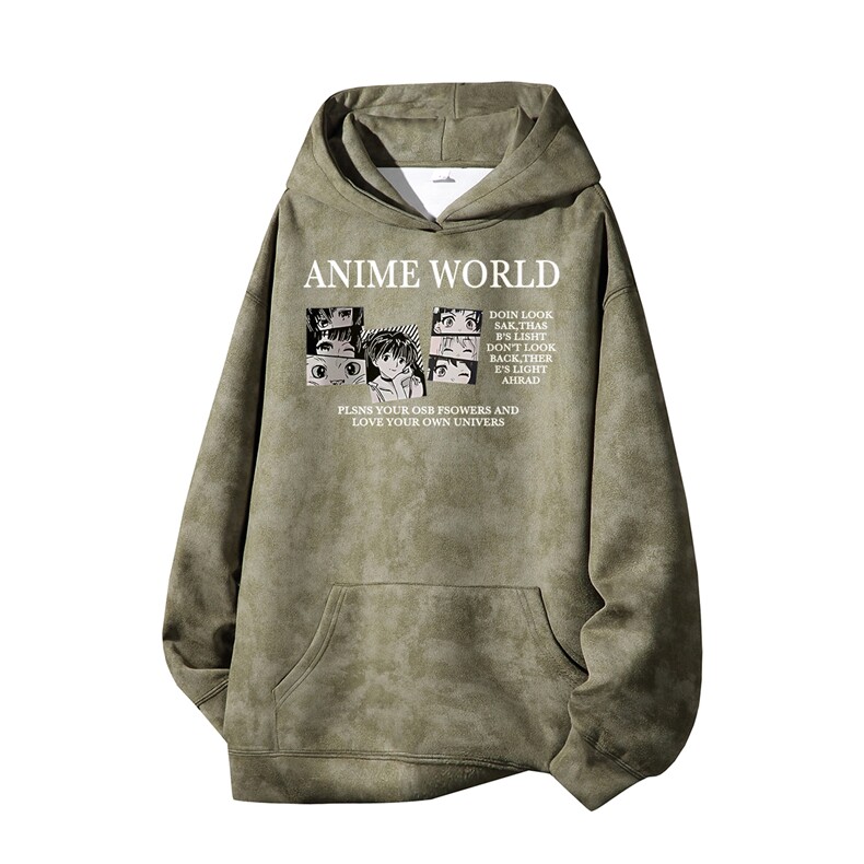 得物供货、重磅420克现货麂皮绒扎染卫衣HD019-1-WL25286ZR-P45,男装卫衣,电商019-1