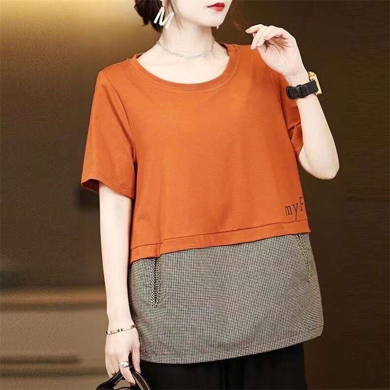 段袖针织拼接，女装，欧奢曼ST