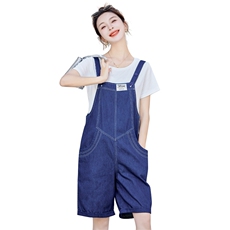现货！洋气时尚套装女2024夏季新款女装背带裤休闲短裤两件套，女装套装/套裙，慧尚依恋