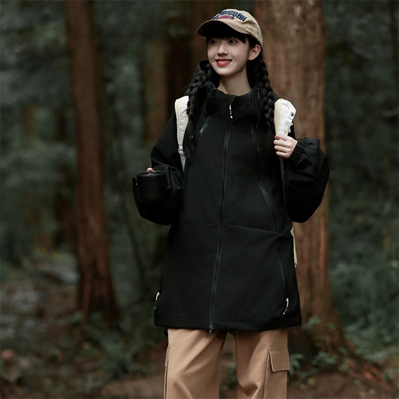 Cityboy情侣时尚连帽冲锋衣外套夹克团体班服,男装夹克,星座301D-5(原星座1415）