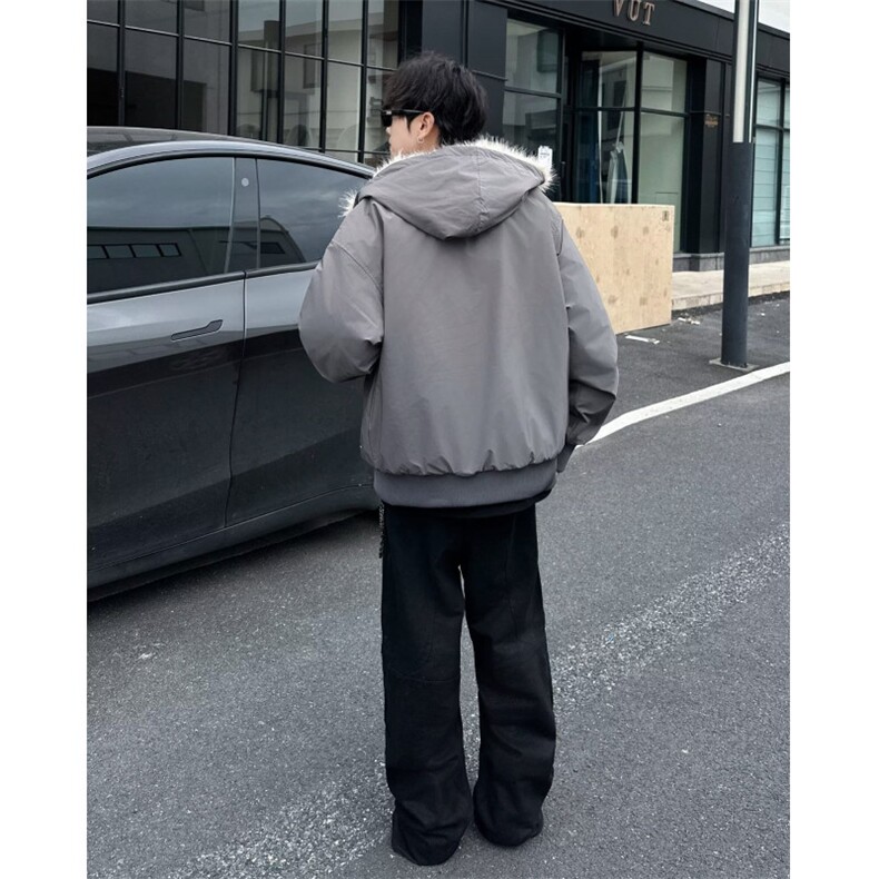 冬季美式复古座山雕棉服外套男女款连帽工装加厚夹克M9089/P130,男装棉衣,星座506