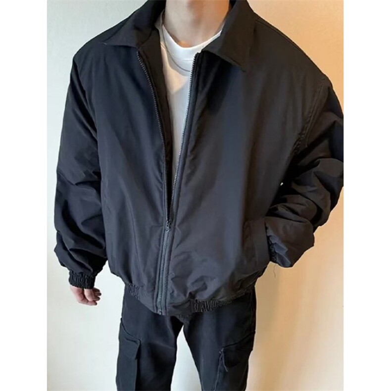 垫肩飞行夹克棉服男款冬季三防羽绒棉衣短款硬汉外套M5017,男装夹克,星座1116A（原606A-3）