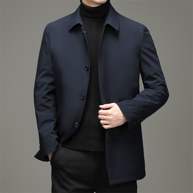 CXYF59552钱塘2020-2冬季厚款时尚休闲中年男士商务夹克外套P180,男装夹克,钱塘207-2