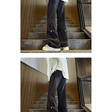1506-1/K7331/P42个性字母牛仔裤嘻哈ins潮高街潮流痞帅长裤男女，男装牛仔裤，星座1506-1