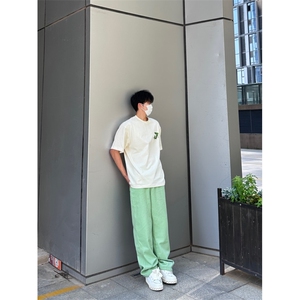 24年春夏季水洗高街vibe直筒宽松阔腿五色牛仔裤NZ2310-P55控78图片