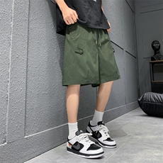 现货夏季工装短裤男ins潮牌休闲百搭潮流痞帅五分裤D02513-P43，男装休闲裤，星座308B-2