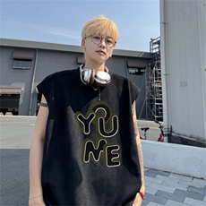 麂皮绒背心坎肩男T恤美式港风潮JB440-特P19控38，男装背心/马甲，电商B370