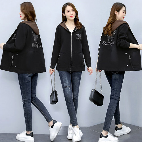 2021秋季时尚简约大方气质优雅收腰显瘦休闲修身百搭潮流短外套，女装短外套，涵亦佰惠