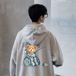 KS21251-P38 连帽开衫卫衣男运动外套大码班服图片