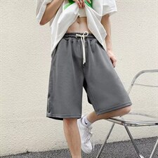 运动短裤男夏季薄款休闲五分裤设计感小众高街短裤K3857-P33，男装休闲裤，星座512-2