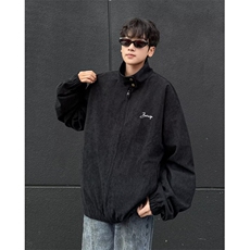 美式高街外套男款秋季宽松运动夹克百搭潮牌棒球服休闲W6276-P60，男装夹克，星座412-3