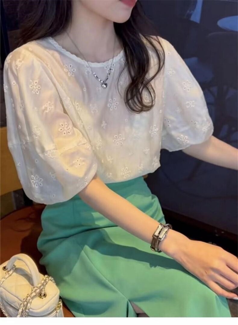 【现货】欧货刺绣小衫，其它，悠奈尔