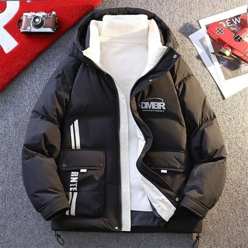 标90绒79006-特P258秋冬新款羽绒服男加厚外套港风宽松学生外套,男装羽绒服,电商D310B
