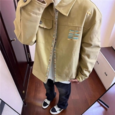 星光熠熠设计感情侣百搭宽松复古工装夹克513AJK2733P62，男装夹克，星座513A