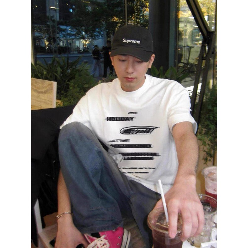 260克夏季潮牌印花短袖ZX0134-P28,男装T恤,星座313A(原308A-2)