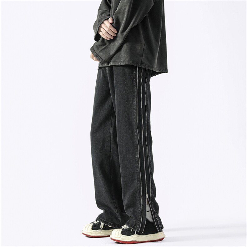 可全开拉链牛仔裤B342-K7021-P65控88,男装牛仔裤,电商B342