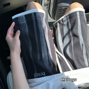 XZ616 夏季新款菠萝格薄款假两件百搭短裤 TY2506 P35控48图片