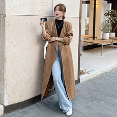 现货设计师极简显瘦呢大衣p195k278-7708-2c210，女装风衣，2C210