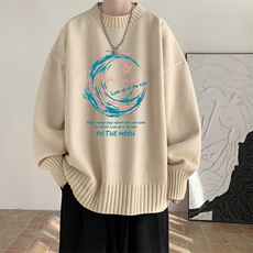 半高领毛衣男士大码针织衫男毛线衣男M18341-P45加绒款-P65，男装针织衫/毛衣，电商A040