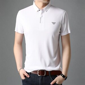 G7290 2021夏季新款T恤衫男POLO衫短袖翻领图片