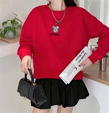 红卫衣出货，女装卫衣/绒衫，Mee+