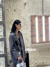 3150方洞拼色西装满满设计感，女装西装，mm+ 里墨恩