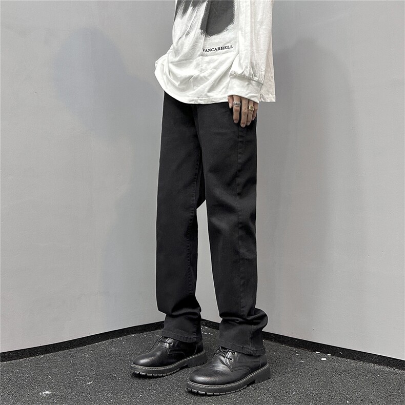 k1040-p48-限价68S-3XL微弹高阶港风中性小脚修身ins牛仔裤,男装牛仔裤,星座116