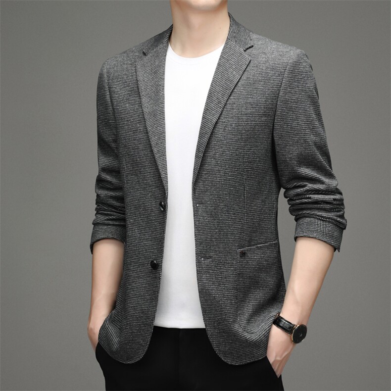 DJ3035钱塘2020-3秋冬季新款时尚休闲简约中年男士西服P152,男装西服,钱塘207-3