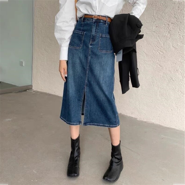 2022秋冬牛仔长裙，其它，雪儿诱惑