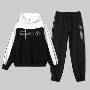 春秋季青年男衣服卫衣套装休闲潮流初高中运动连帽男TZ2535-P100图片