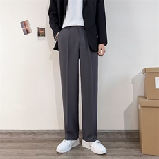 2024春季文艺休闲裤直筒百搭休闲小西裤新款潮流长裤K5914-P38，男装休闲裤，星座512-2