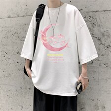 Q11209-P30春夏季七分袖t恤男大码五分袖男短袖中袖大皂风，男装T恤，电商A040