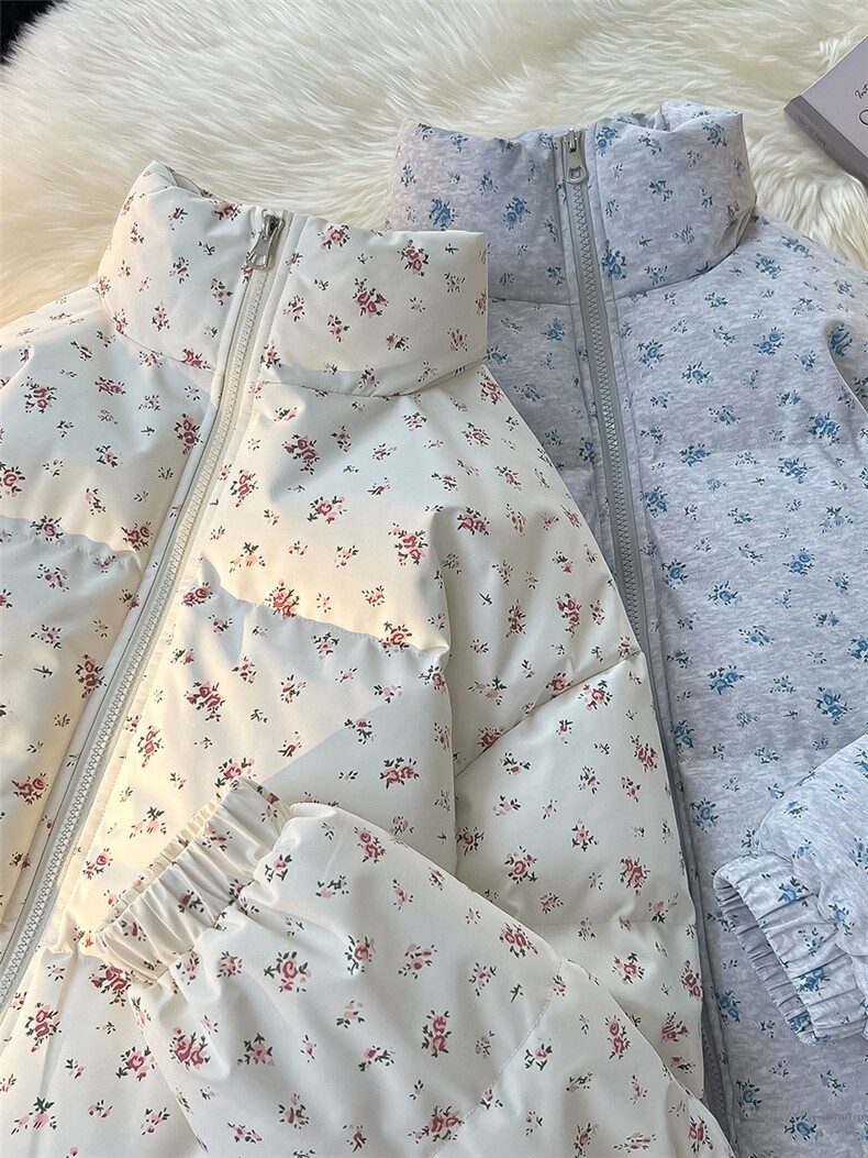 数据款！短款加厚棉服冬季碎花面料情侣立领棉衣CM98902-P78特,男装棉衣,星座815A