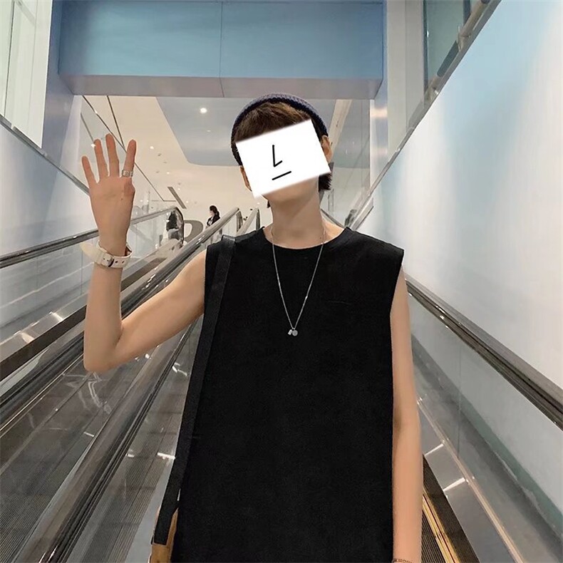纯色背心男潮流百搭休闲T32P22,男装背心/马甲,星座1116-2