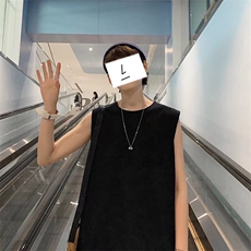 纯色背心男潮流百搭休闲T32P22，男装背心/马甲，星座1116-2
