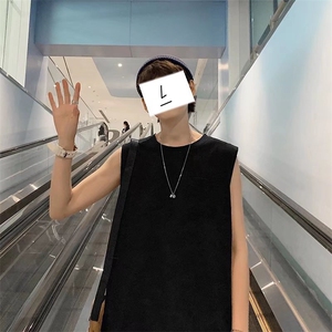 纯色背心男潮流百搭休闲T32P22图片