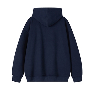 抖音得物品质二开26春装美式假两件格子连帽卫衣开衫外套CM35图片