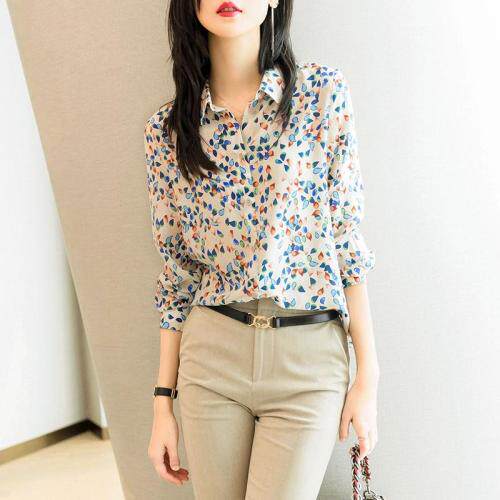 春季真丝衬衫系列，女装衬衫，那茉