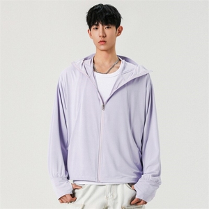 短款防晒衣男女款夏季纯色休闲冰丝透气防晒服A406 F6323 特P48图片