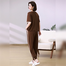 时尚休闲女装套装舒适百搭两件套显瘦宽松运动服，女装套装/套裙，叶笙衣
