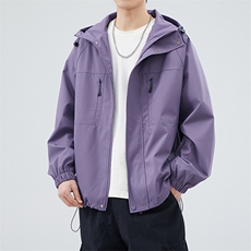 新款现货户外连帽夹克男冲锋衣外套JK814-P80，男装夹克，星座1204-3