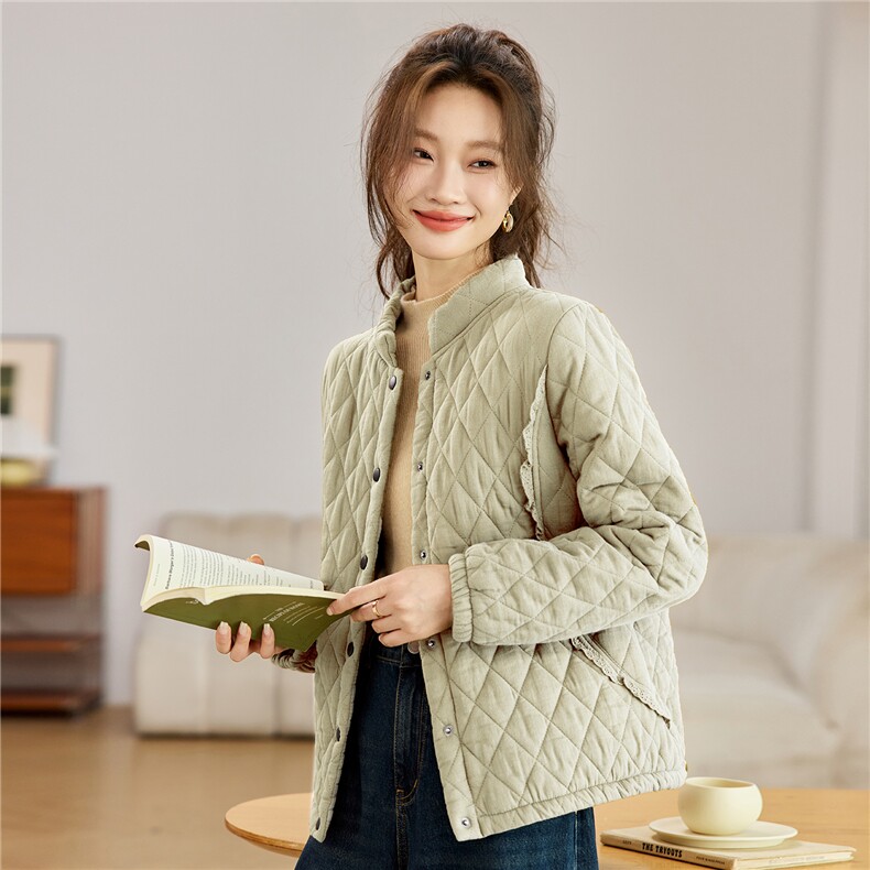 叶笙衣82586立领棉衣,女装棉衣/棉服,叶笙衣
